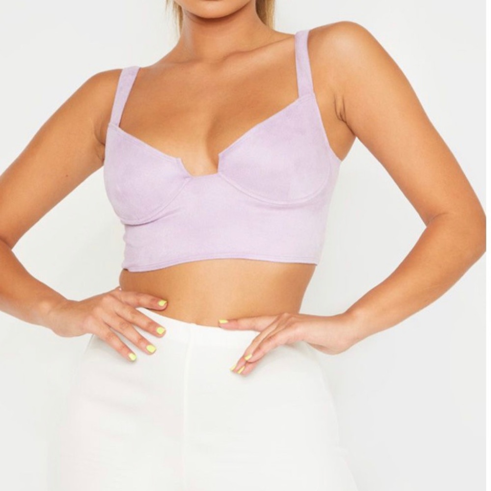Lilac cut in the front top